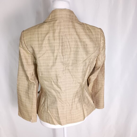 Kasper Women’s Blazer Sage Green 2 Button Lined Career Jacket Size 6 - Picture 4 of 7